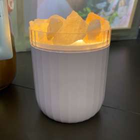 Светодиодный арома-увлажнитель с кристаллами соли Crystal Fog, белый №3