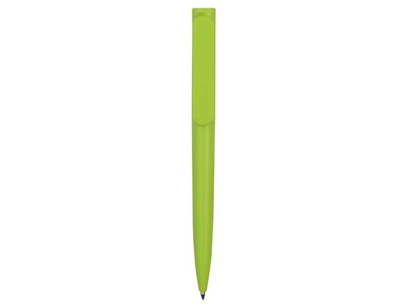 Ручка пластиковая шариковая Umbo, зеленое яблоко/белый №2