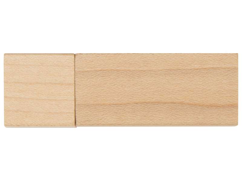 Флеш-карта USB 2.0 16 Gb Woody с магнитным колпачком, натуральный №3