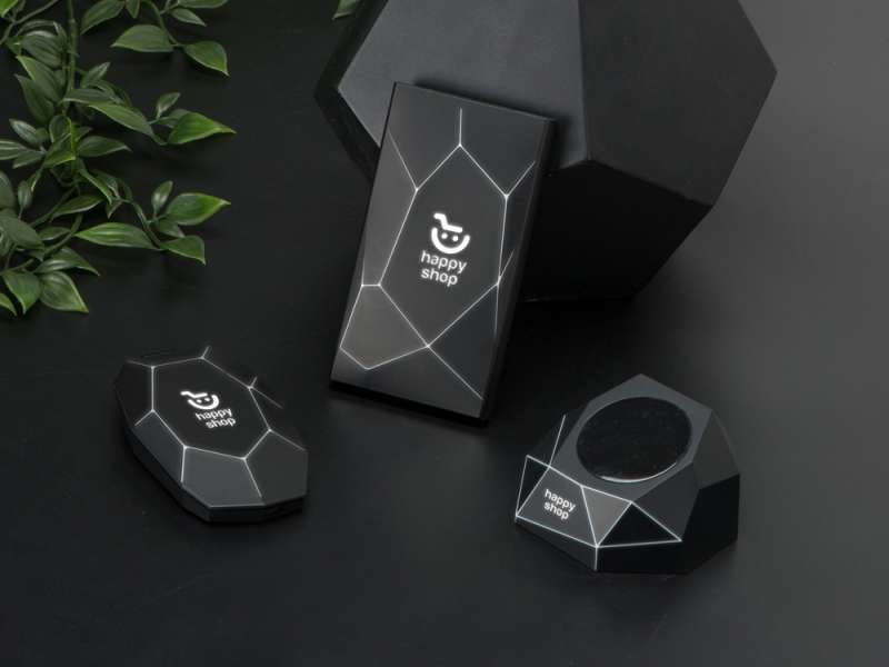 Портативное беспроводное зарядное устройство Geo Wireless, 5000 mAh, черный №14