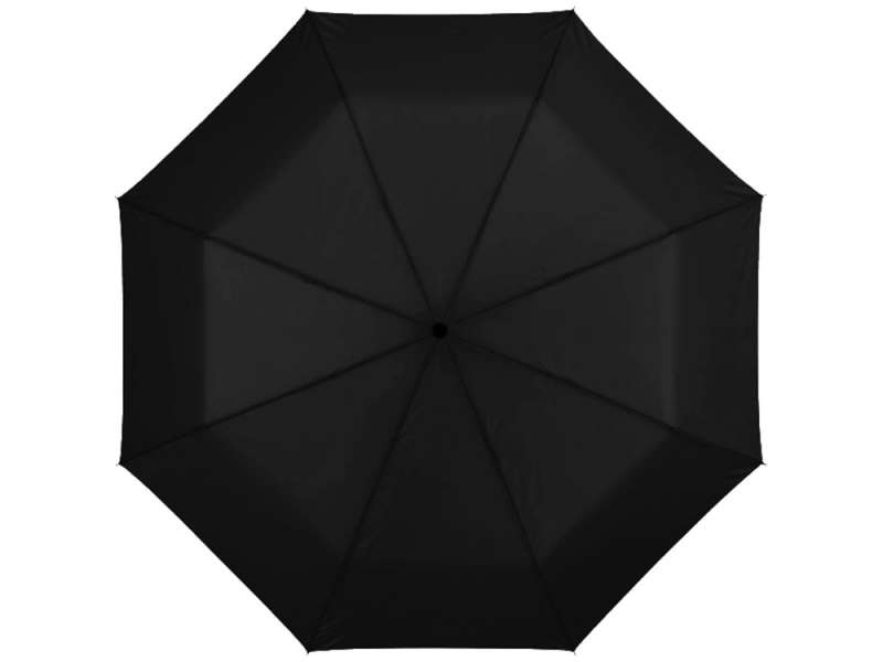 Зонт Ida трехсекционный 21,5, черный (Р) №2