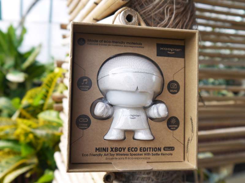 Портативная колонка mini Xboy Eco, пшенично-белый №4