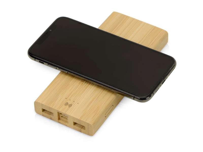 Внешний беспроводной аккумулятор из бамбука Bamboo Air, 10000 mAh №10