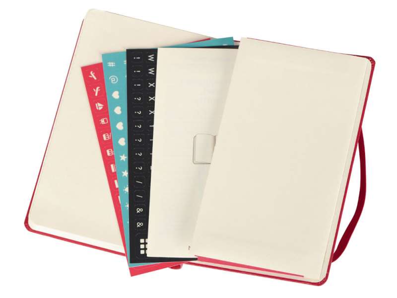 Ежедневник Moleskine Classic (2022), Pocket (9х14), красный, твердая обложка №5