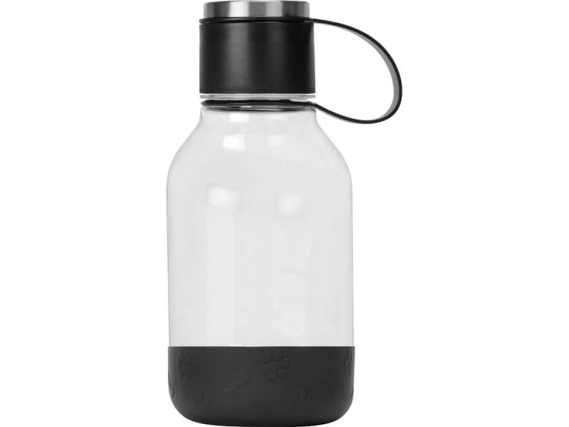 Бутылка для воды 2-в-1 Dog Bowl Bottle со съемной миской для питомцев, 1500 мл, черный №4