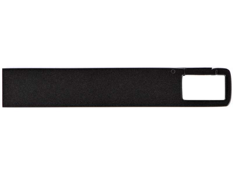 USB 2.0- флешка на 32 Гб c подсветкой логотипа Hook LED, темно-серый, синяя подсветка №8