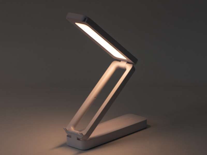 Складывающаяся LED лампа с беспроводной зарядкой Lightfold, белый №12