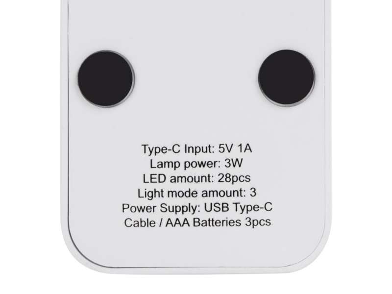 Складывающаяся настольная LED лампа Stack N, 3 Вт, белый №4