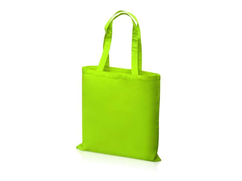 Сумка для шопинга Carryme 120 хлопковая, 120 г/м2, зеленое яблоко №2