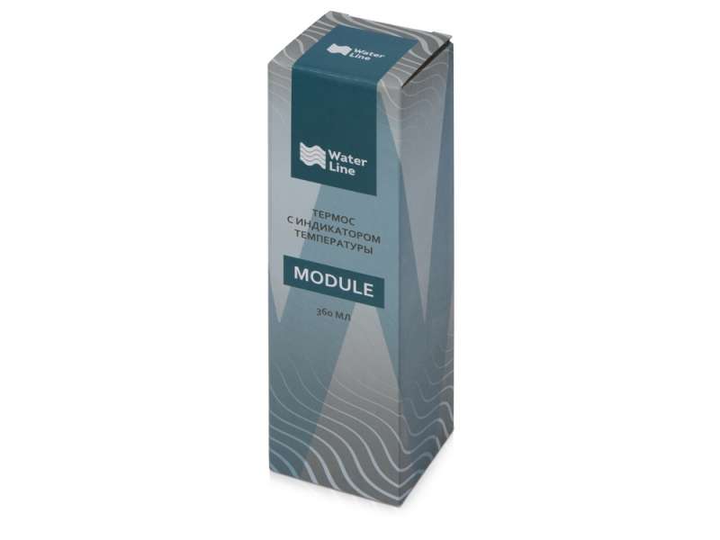 Термос с индикатором температуры Module, 360 мл, черный №9