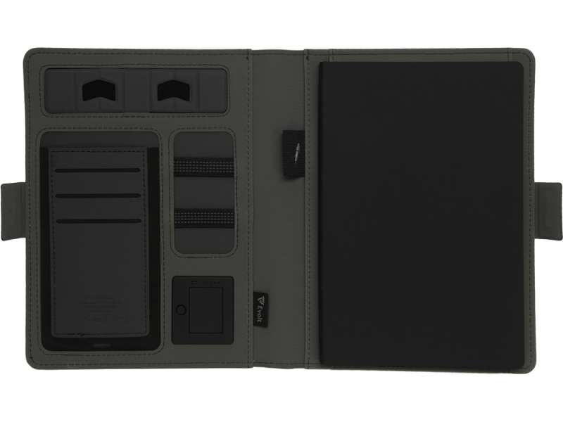 Органайзер с беспроводной зарядкой 5000 mAh Powernote, темно-серый №7