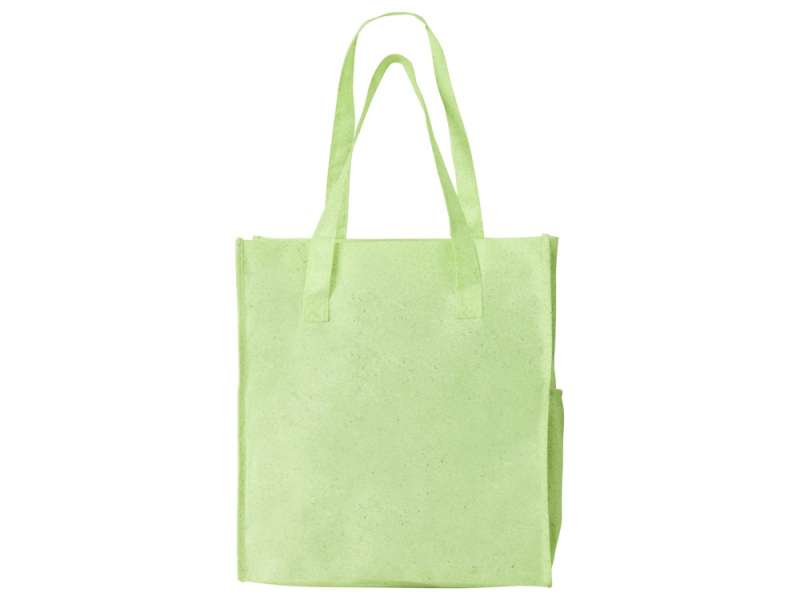 Сумка-шоппер Wheat из переработанного пластика 80gsm, 30.5*33*12.5cm, зеленый №3