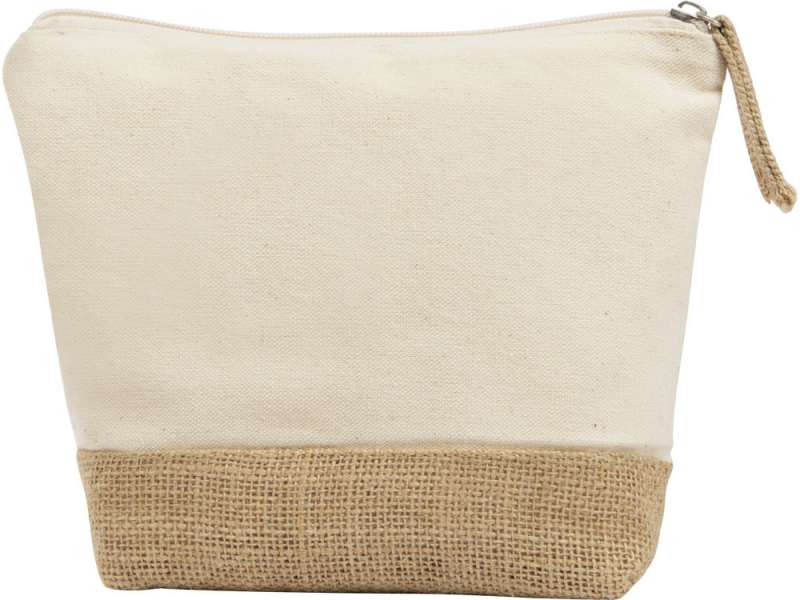 Косметичка Jute из хлопка и джута, натуральный №2