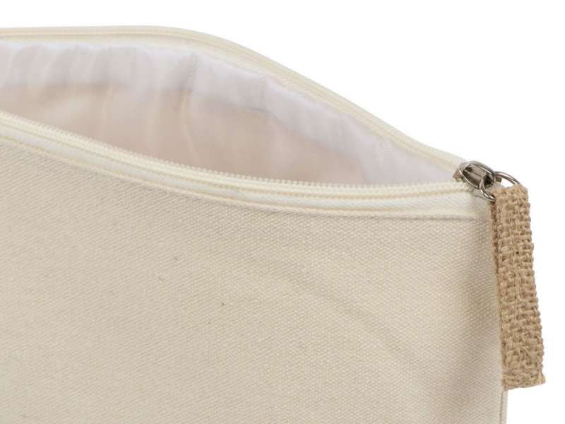 Косметичка Jute из хлопка и джута, натуральный №6