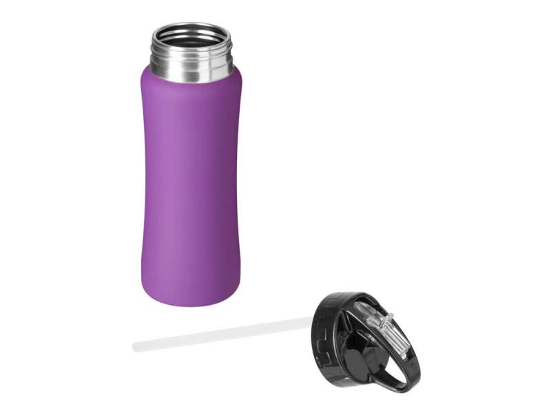 Бутылка для воды Bottle C1, сталь, soft touch, 600 мл, фиолетовый №2