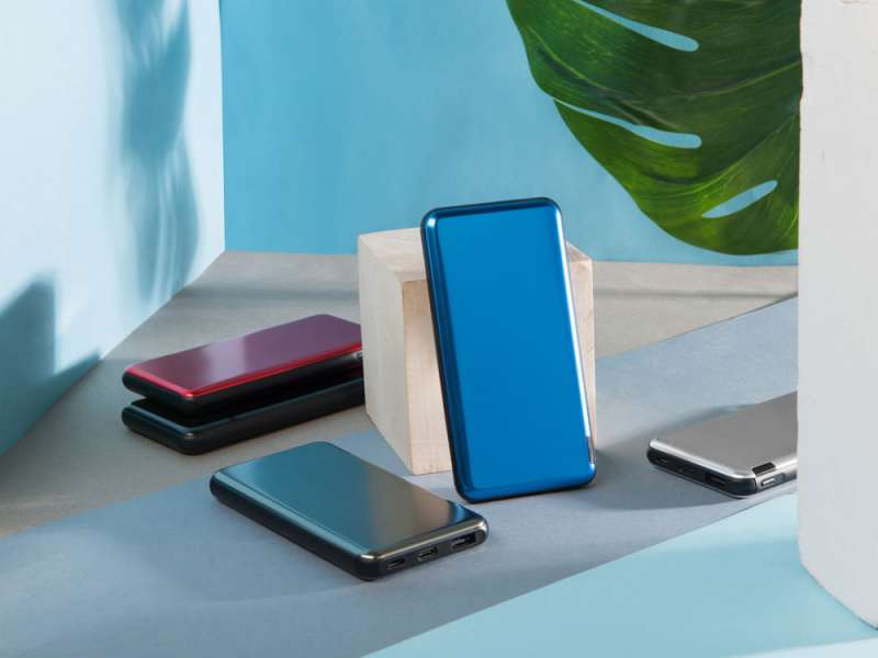 Внешний аккумулятор Forge, Evolt, металл, 10000mah, серебристый №3