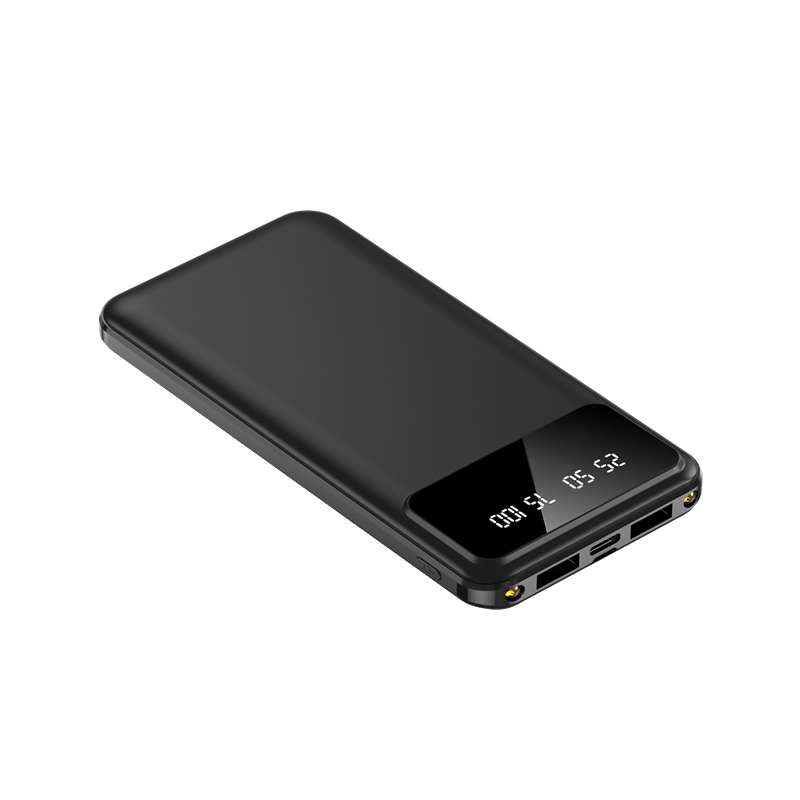 Внешний аккумулятор Dorado 10 000 mAh с фонариком, черный №2