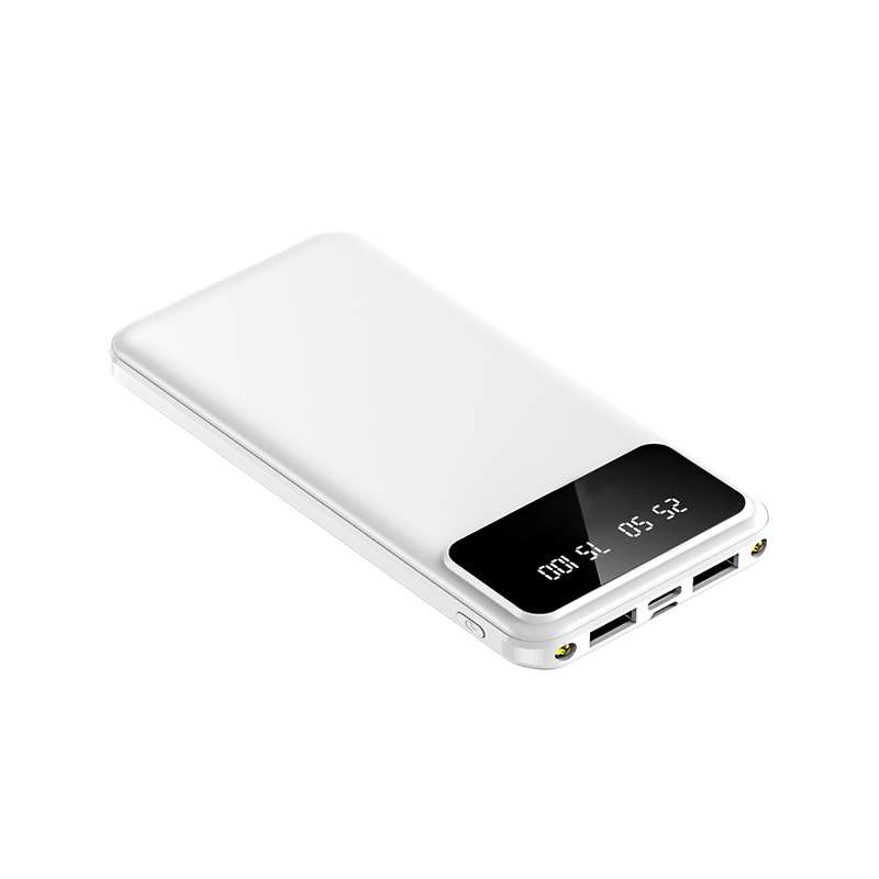 Внешний аккумулятор Dorado 10 000 mAh с фонариком, белый №2