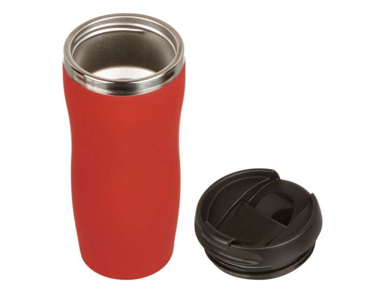 Термокружка Double wall mug C1, soft touch, 350 мл, красный №2