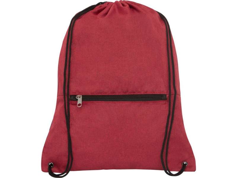 Складной рюкзак со шнурком Coss, heather dark red №3
