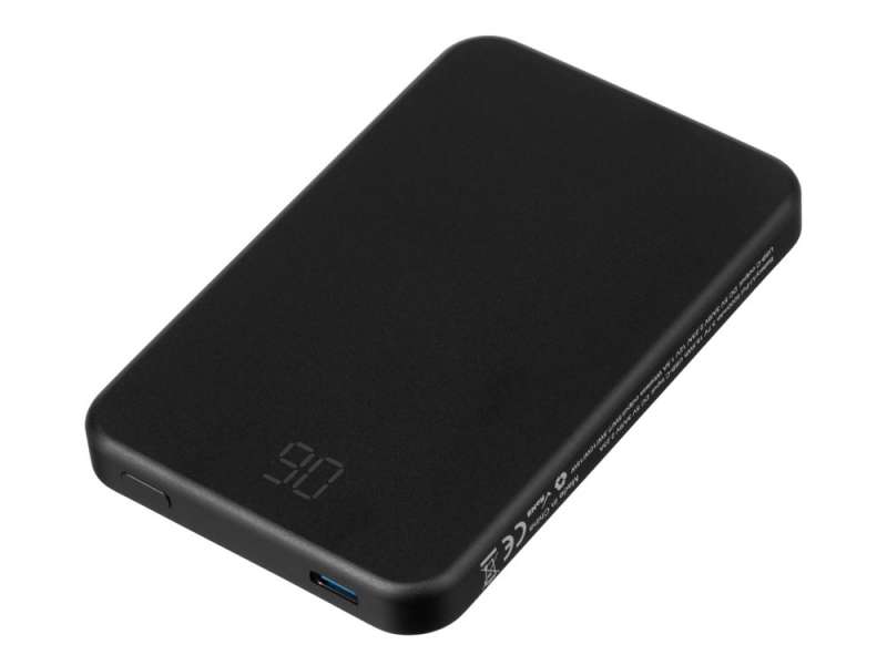 Магнитный беспроводной внешний аккумулятор Razor, 5000 mAh, металл, черный (Р) №15
