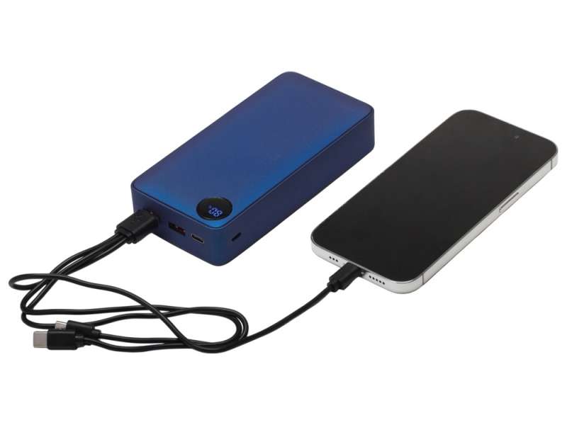 Внешний аккумулятор Mild Pro c быстрой зарядкой QC/PD, 20 000 mAh, синий №9