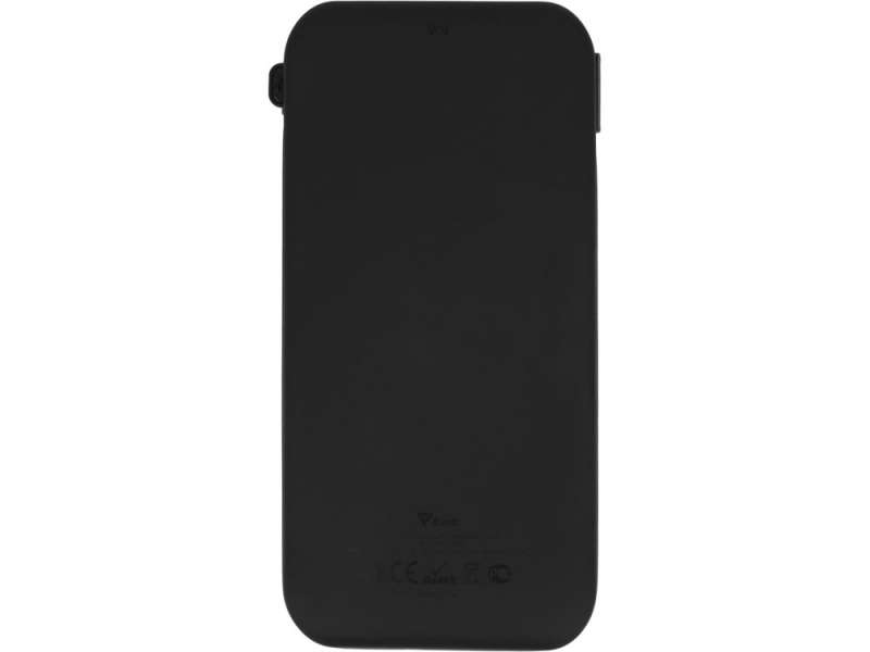 Внешний беспроводной аккумулятор с подсветкой лого Astro, 10000 mAh, черный №6