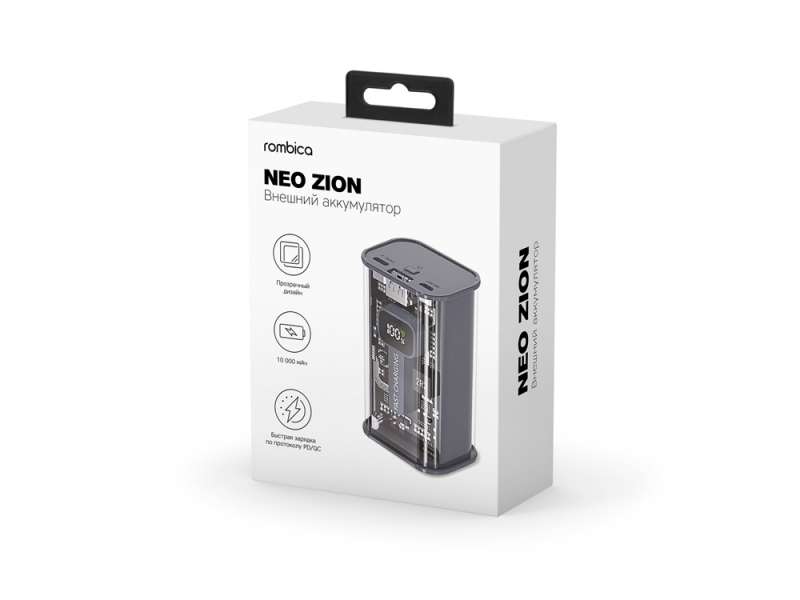 Внешний аккумулятор Rombica NEO Zion Gray №5