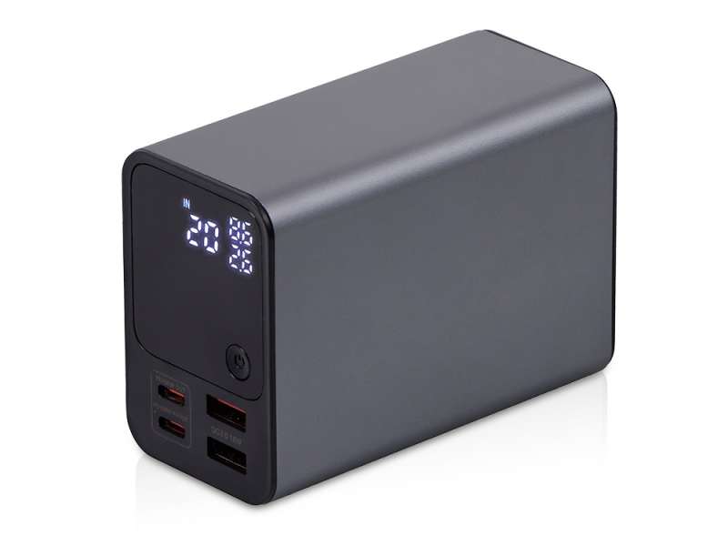 Внешний аккумулятор для ноутбуков EpIQ, 100 Вт, 30000 mAh, темно-серый