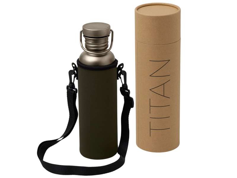 Бутылка для воды из титана Titan, 750ml, темно-серый №2