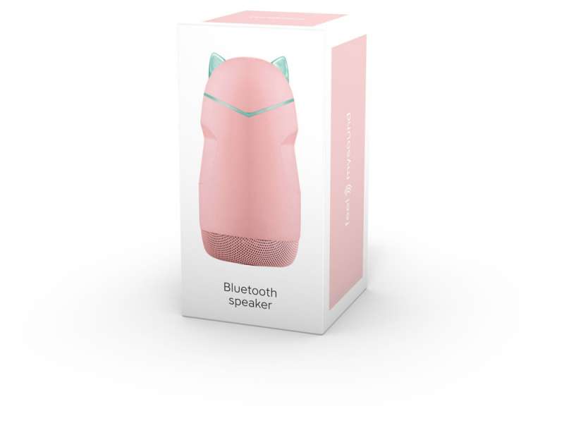 Портативная акустика Rombica Mysound Kitty 3C, розовый (Р) №4