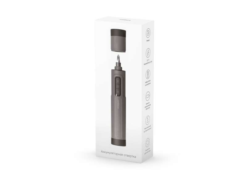 Отвертка аккумуляторная Rombica MyKit S1 Black (Р) №4