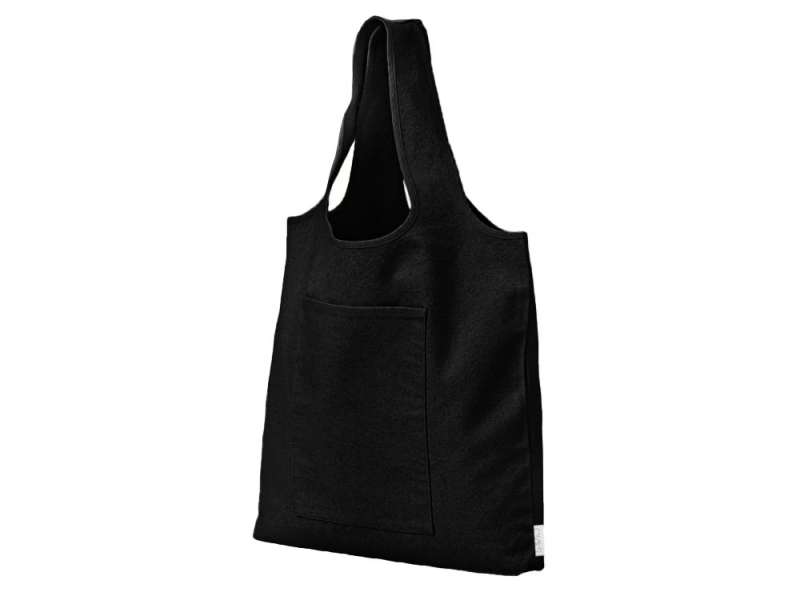 Сумка-шоппер Vest из хлопка 340 г/м2, черный №2