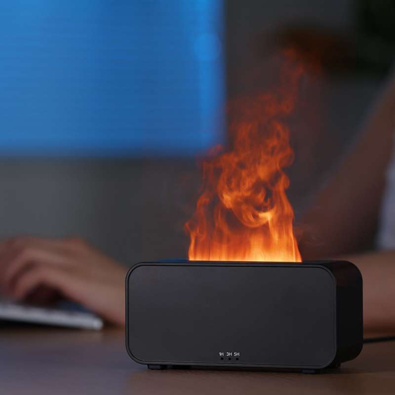 Светодиодный USB увлажнитель-ароматизатор Lumor RGB, черный №4