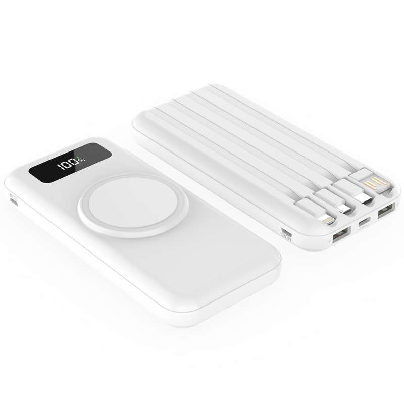 Внешний аккумулятор Authority с беспроводной зарядкой (5W), 10000 mAh, белый №4