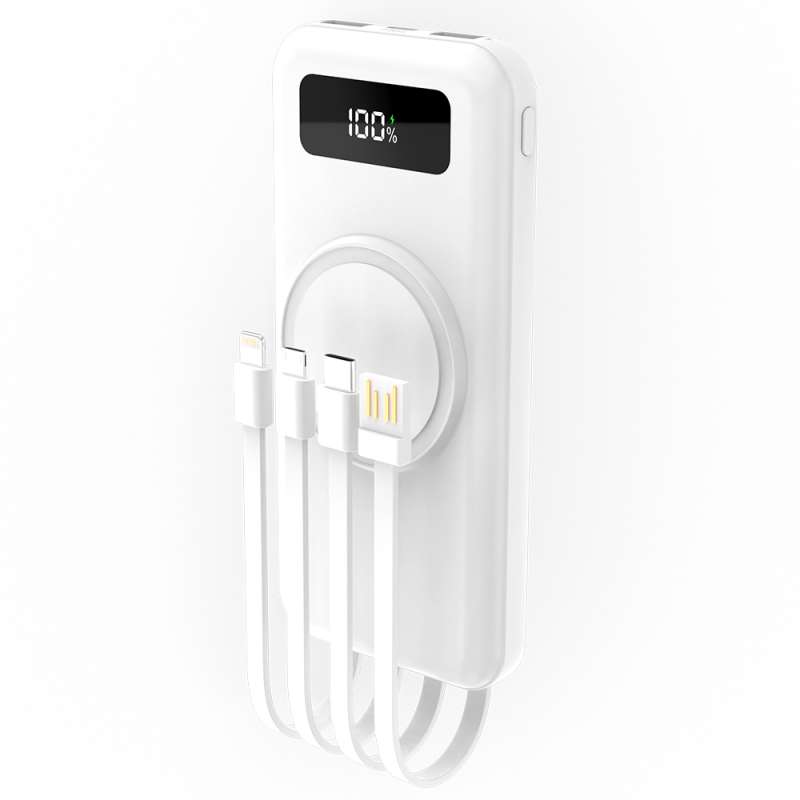 Внешний аккумулятор Authority с беспроводной зарядкой (5W), 10000 mAh, белый №6