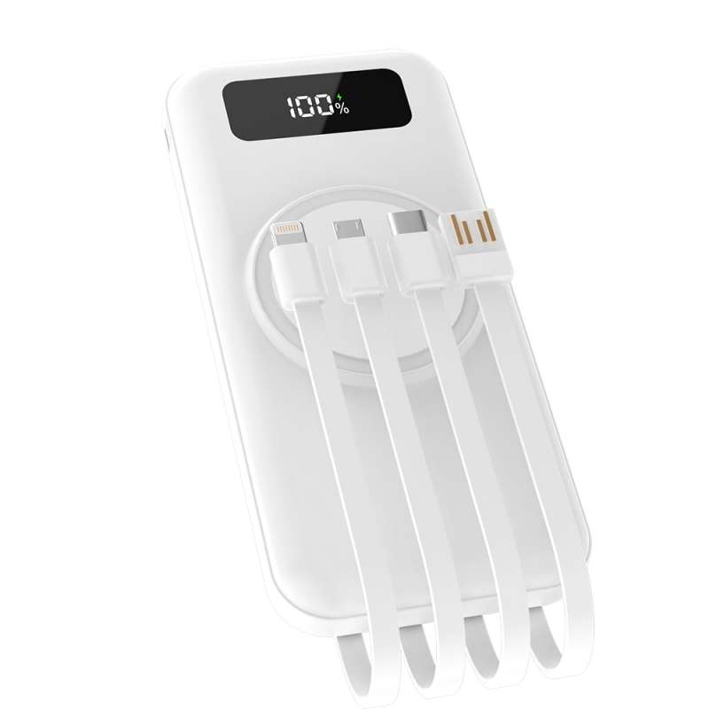 Внешний аккумулятор Authority с беспроводной зарядкой (5W), 10000 mAh, белый №8