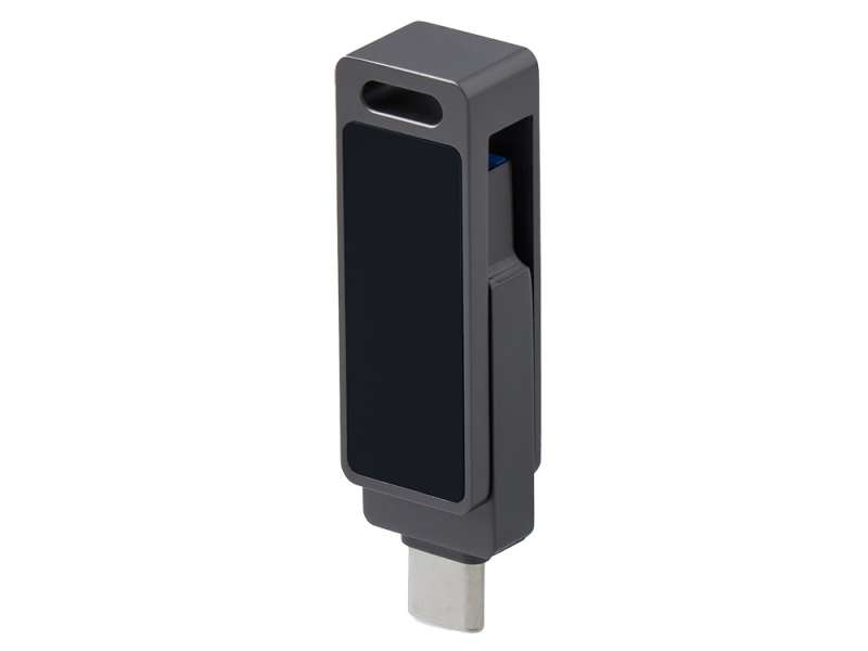 Флешка 32 ГБ USB Type-C и USB 3.0 с подсветкой лого Спинлайт №6