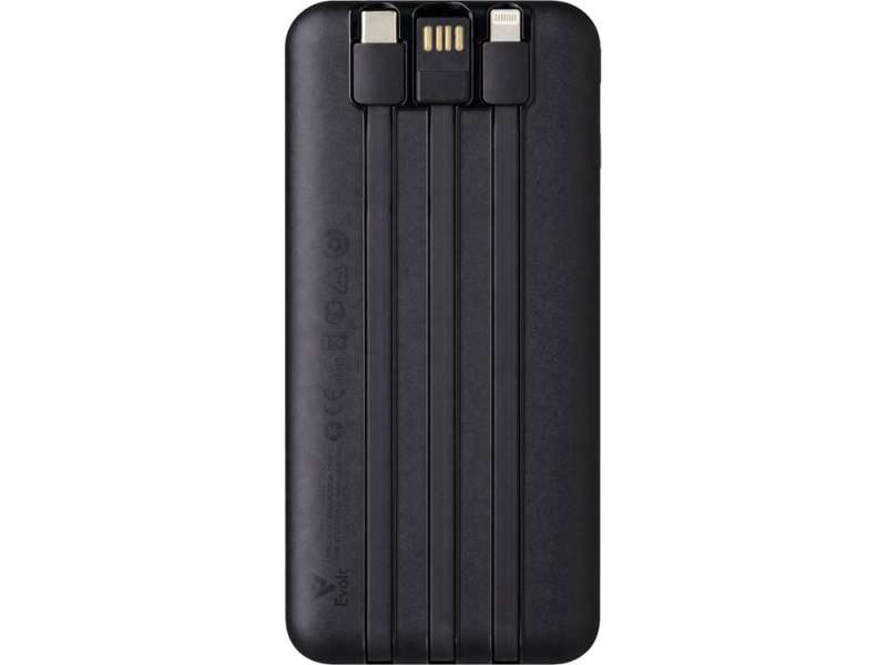 Внешний беспроводной аккумулятор c QC/PD Арти, 10000 mAh, черный №4