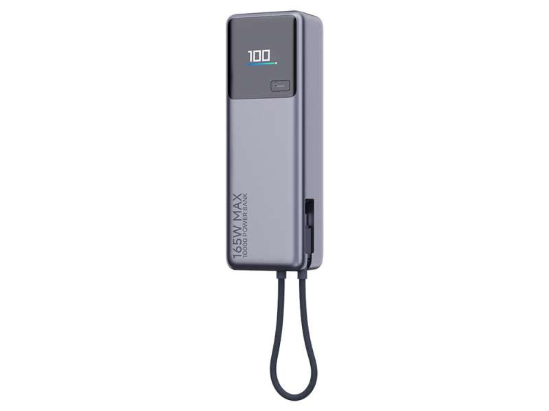 Внешний аккумулятор со встроенным кабелем Xiaomi 165W Power Bank 10000mAh (Integrated Cable) GL №5