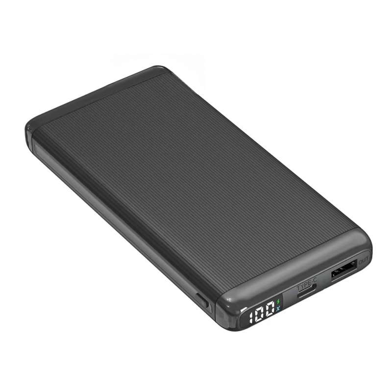 Внешний аккумулятор Orvex c быстрой зарядкой (до 22,5W), 10000 mAh, черный