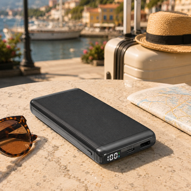 Внешний аккумулятор Orvex c быстрой зарядкой (до 22,5W), 10000 mAh, черный №3