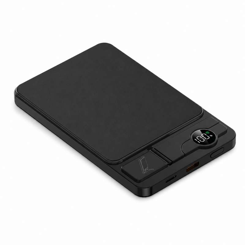 Внешний аккумулятор c беспроводной зарядкой Superb, 5000 mAh, черный №2