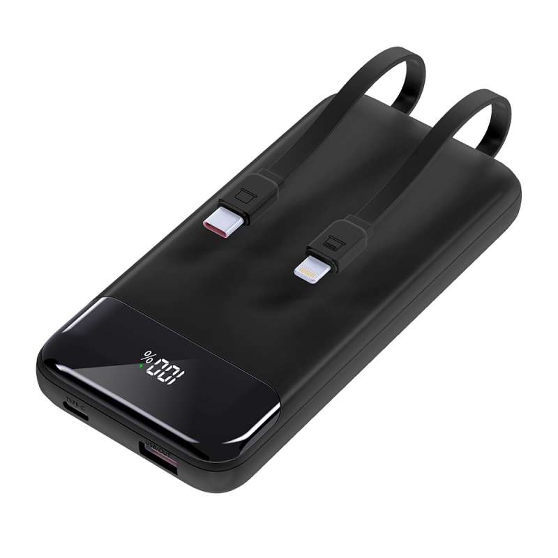 Внешний аккумулятор Nero с быстрой зарядкой (до 22,5W), 10000 mAh, чёрный