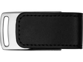 Флеш-карта USB 2.0 16 Gb с магнитным замком Vigo, черный/серебристый №3
