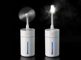 USB увлажнитель воздуха Sprinkle с двумя насадками, белый №13