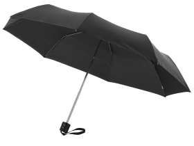 Зонт Ida трехсекционный 21,5, черный (Р) №1