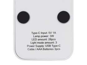 Складывающаяся настольная LED лампа Stack N, 3 Вт, белый №4