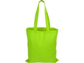 Сумка для шопинга Carryme 120 хлопковая, 120 г/м2, зеленое яблоко №3