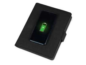 Органайзер с беспроводной зарядкой 5000 mAh Powernote, темно-серый №16